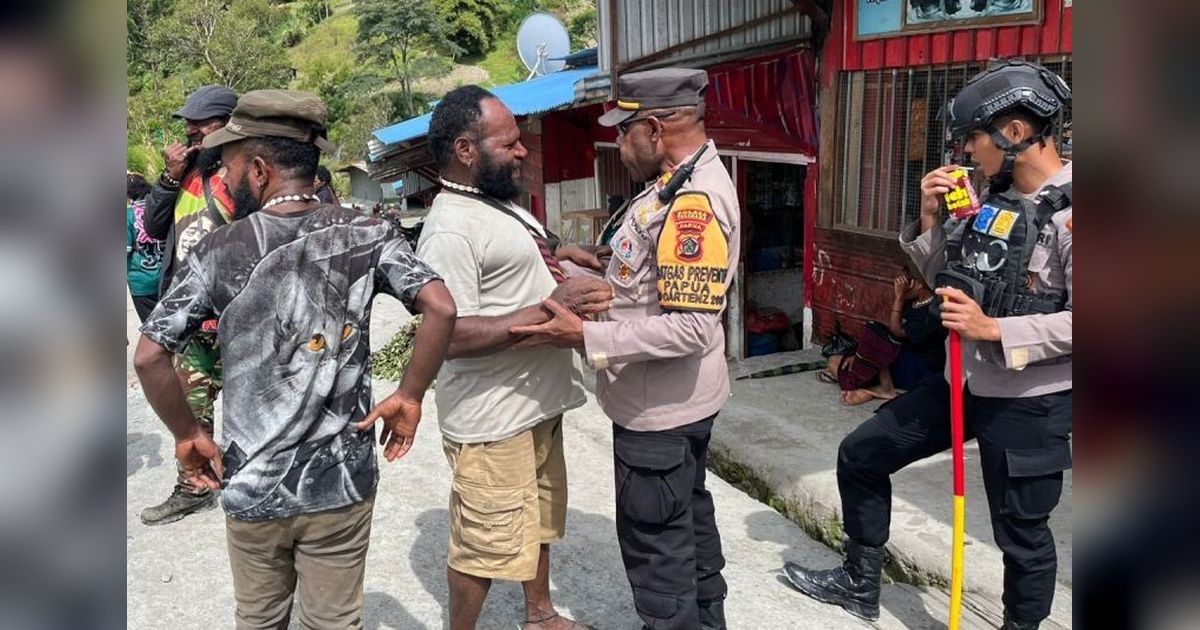 Polres Tolikara Patroli, Jamin Keamanan Warga Karubaga