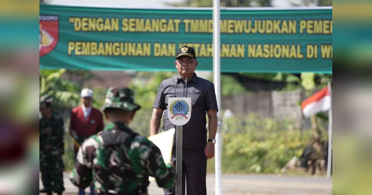 TMMD di Sleman: Wujud Kemanunggalan TNI dan Rakyat, Bangun Infrastruktur dan Nilai Kebangsaan