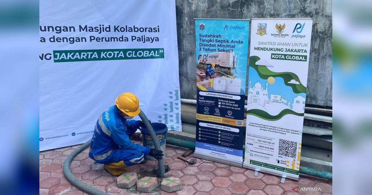 Baznas DKI dan Paljaya Berkolaborasi Bersihkan Sanitasi Masjid, Wujudkan Lingkungan Ibadah yang Sehat