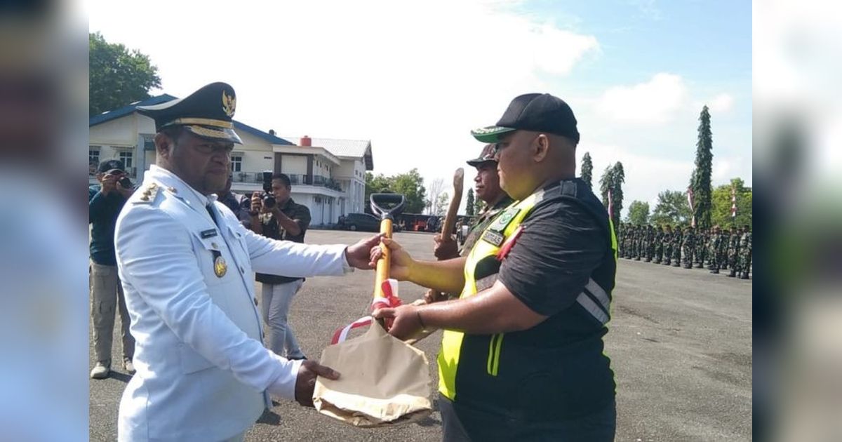 TNI Bangun Infrastruktur di Kampung Bring, Papua: TMMD Ke-124 Percepat Pembangunan Kawasan Terpencil