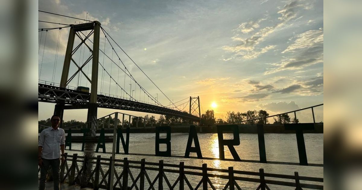 Destinasi Wisata Bawah Jembatan Barito Kalsel Resmi Dibuka, Kembalikan Kejayaan Ikon Pariwisata