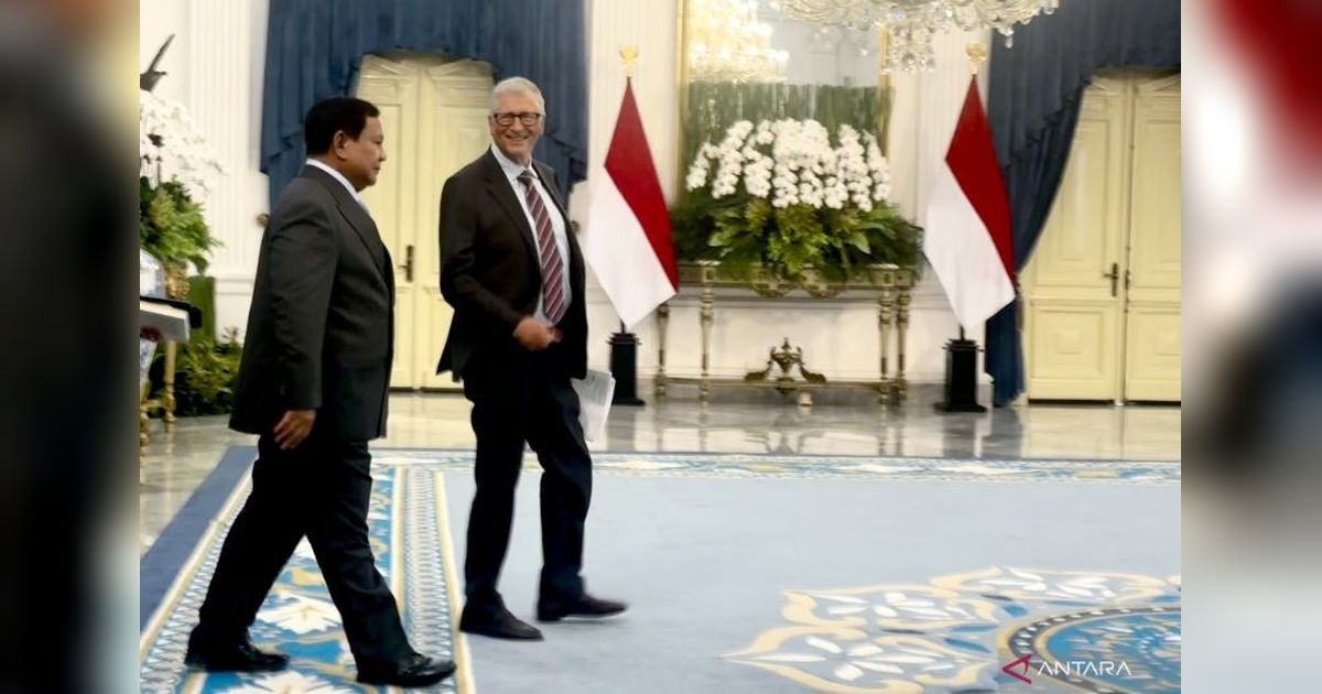 Bill Gates Akan Terima Tanda Kehormatan Tertinggi dari Indonesia