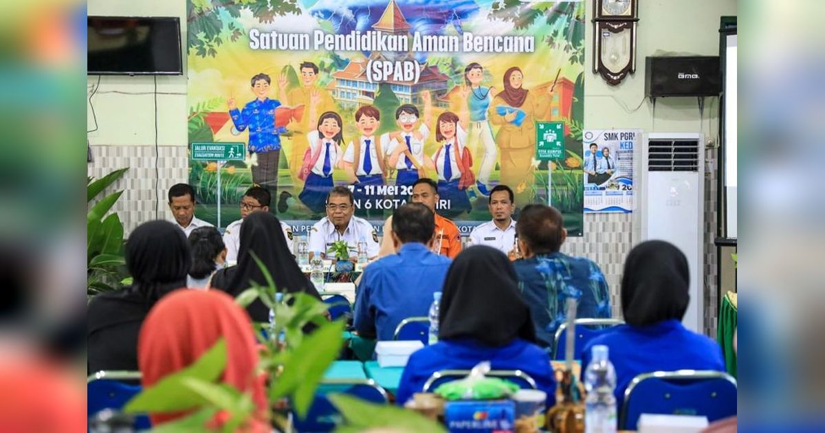 Kediri Perkuat Sekolah Tanggap Bencana: SMPN 6 Jadi SPAB Keempat