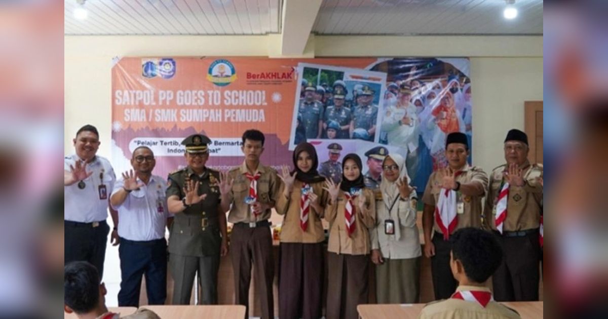 Satpol PP Jakarta Barat Edukasi Pelajar SMA/SMK Sumpah Pemuda: Ubah Stigma Negatif Jadi Apresiasi