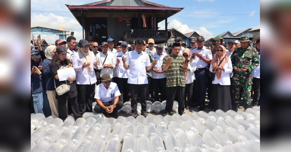 Bupati Sidrap Tebar 286.000 Bibit Ikan di Danau Sidenreng, Upaya Kembangkan Perikanan dan Ketahanan Pangan