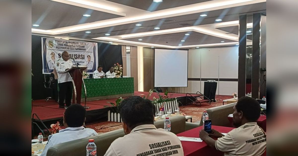 Pemkab Mimika Sosialisasikan Pengadaan Tanah untuk Pembangunan: Jamin Keadilan dan Kepastian Hukum