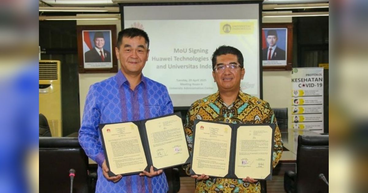 UI dan Huawei Jalin Kerja Sama: Percepat Transformasi Pendidikan Berbasis Teknologi