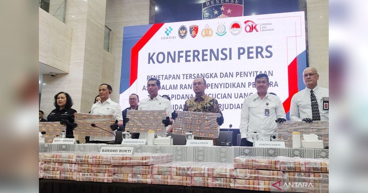 Polri Tangkap Dua Tersangka TPPU Judi Online Modus Perusahaan Cangkang