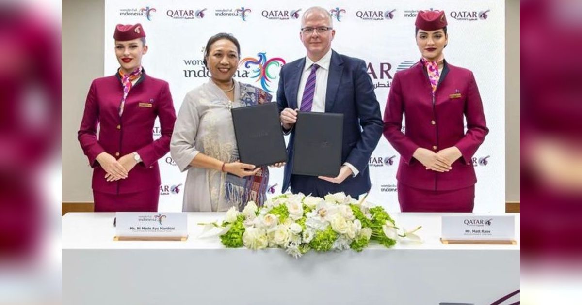 Kemenpar dan Qatar Airways Jalin Kerja Sama, Dorong Pariwisata Indonesia Go Global