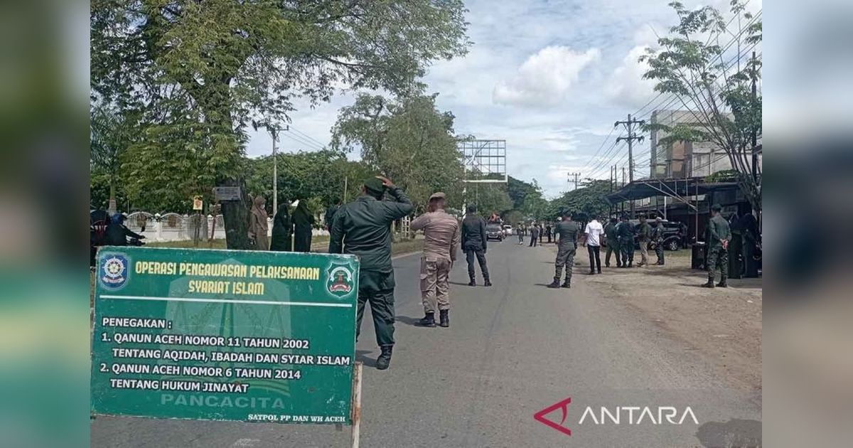 Razia Syariat Islam di Aceh: 10 Pelanggar Terjaring