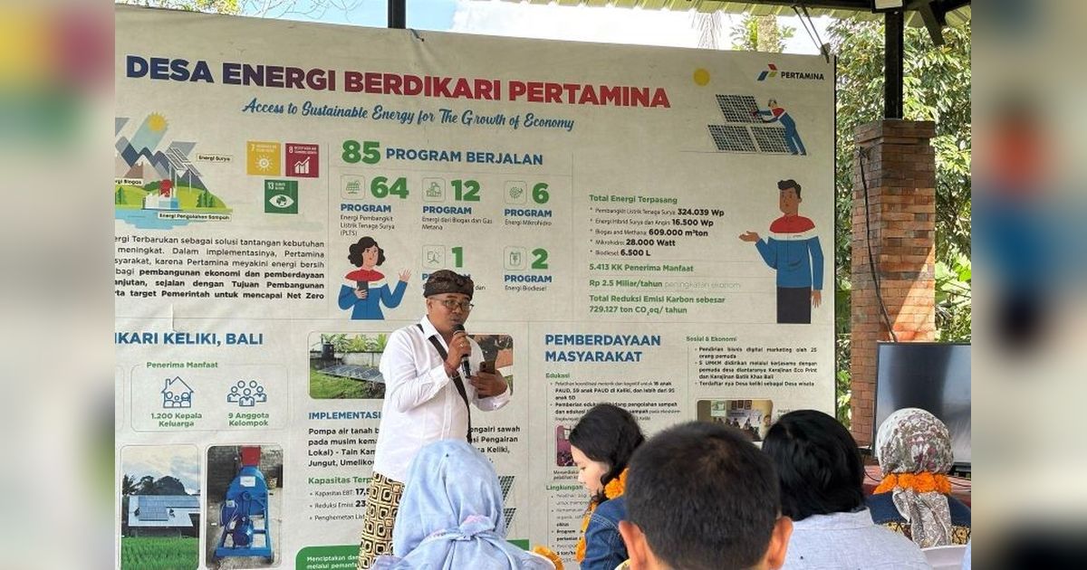 Desa Keliki, Bali: Inspirasi Global dari Program Energi Berdikari Pertamina