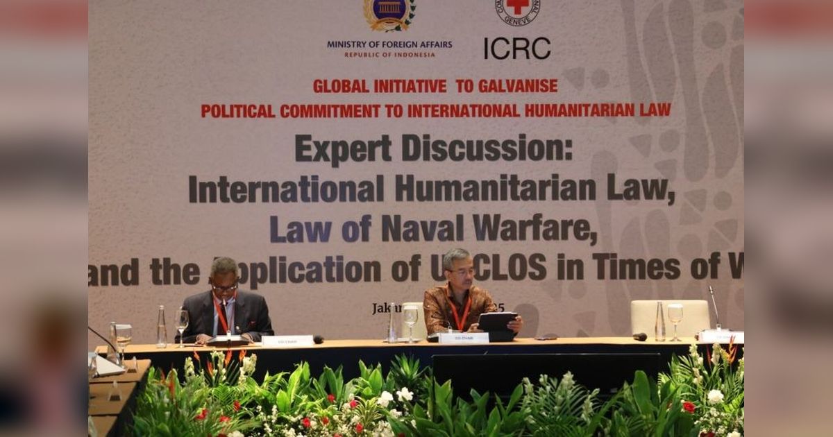 Indonesia Dorong Kajian Mendalam UNCLOS, Hukum Perang Laut, dan Kemanusiaan