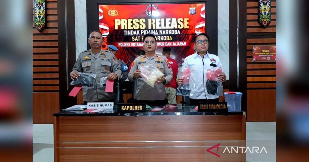 Oknum Perangkat Desa di Kotim Terjerat Kasus Sabu, Polres Kotim Gerebek Dua Tersangka