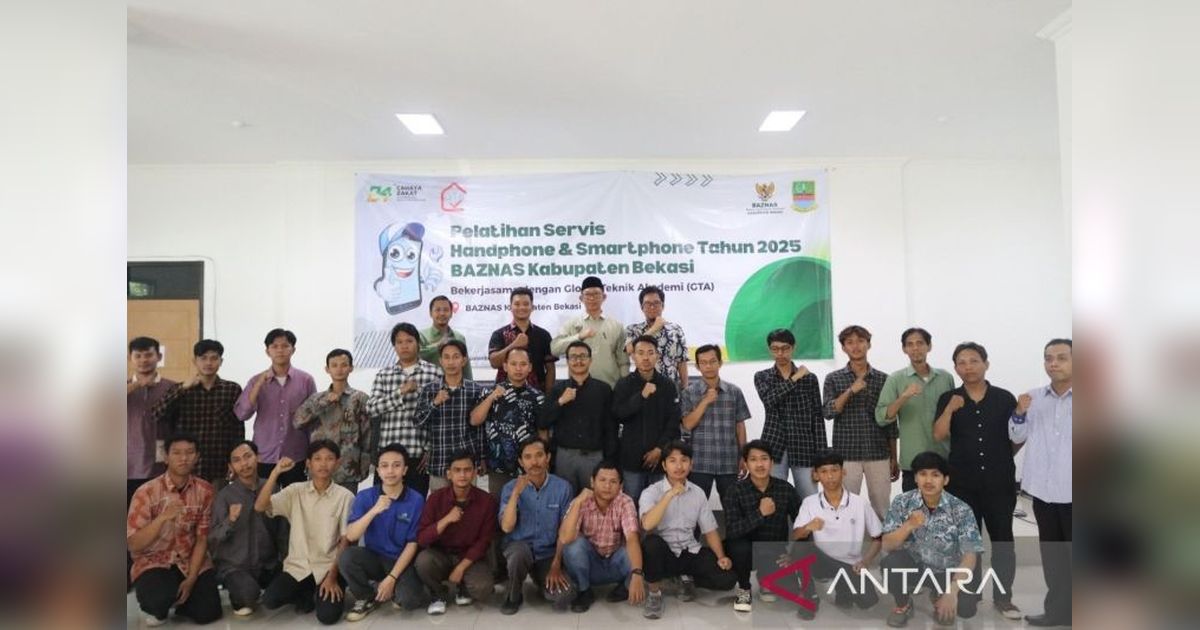Baznas Bekasi Latih Warga Servis HP, Tekan Pengangguran dan Wujudkan Kemandirian Ekonomi