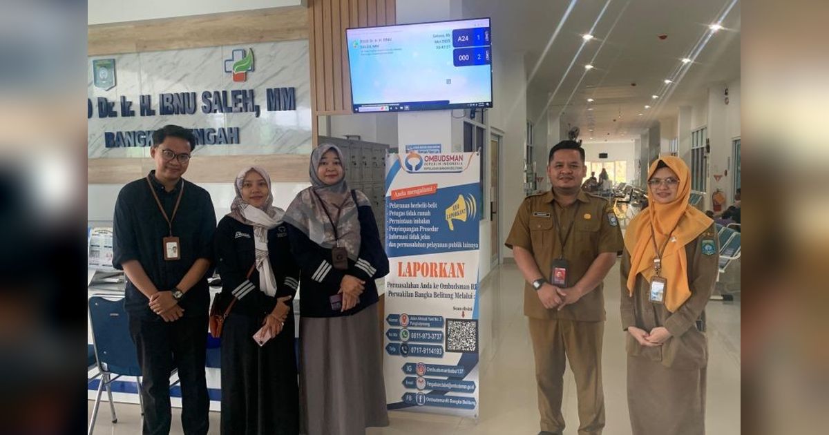 Ombudsman Babel Buka Posko Pengaduan di RSUD Ibnu Saleh Bangka Tengah
