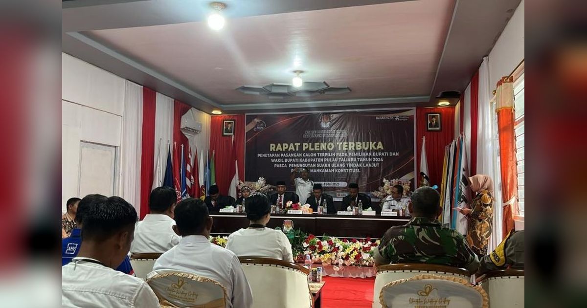 Salsabila dan La Ode Yasir Resmi Pemenang Pilkada Taliabu 2025