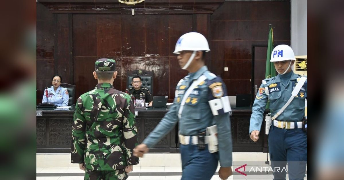 Prajurit TNI AL Bantu Terdakwa Pembunuhan Jurnalis Kalsel, Diperiksa di Sidang Militer