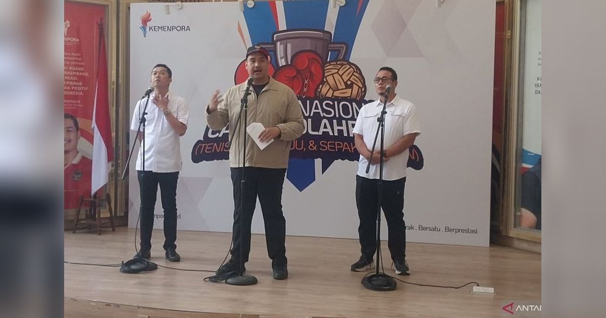 Menpora Umumkan Seleknas Tenis Meja, Tinju, dan Sepak Takraw Jelang SEA Games 2025