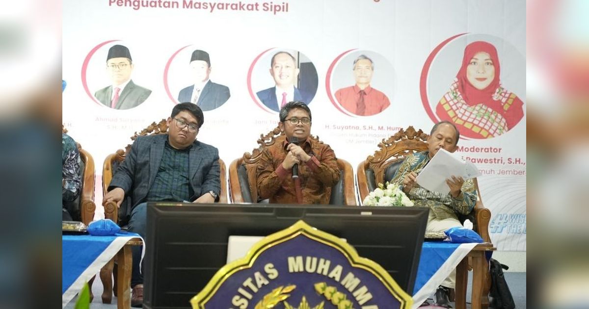 FH Unmuh Jember Dorong Peran Masyarakat Sipil dalam Sistem Peradilan Pidana