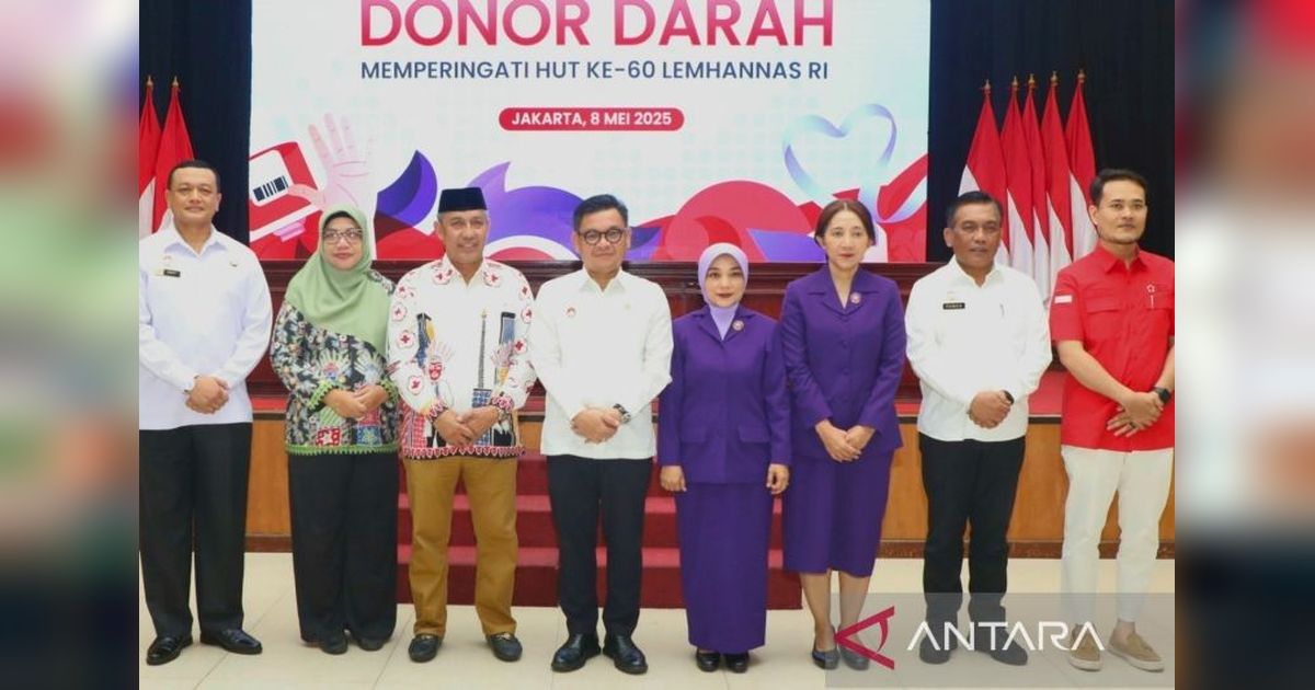 Lemhannas Gelar Donor Darah HUT ke-60: Wujud Kepedulian dan Solidaritas Nasional