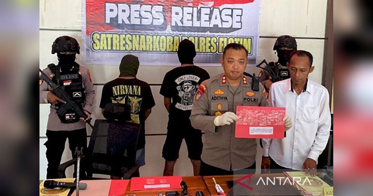 Pengedar Sabu Asal Kalimantan Ditangkap di Larantuka, Terancam 12 Tahun Penjara