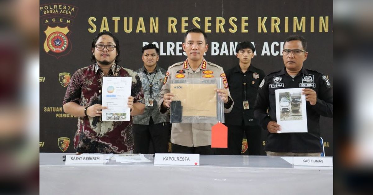Penipuan Jual Beli Mobil Online Rp140 Juta di Banda Aceh, Pelaku Ditangkap di Tangerang