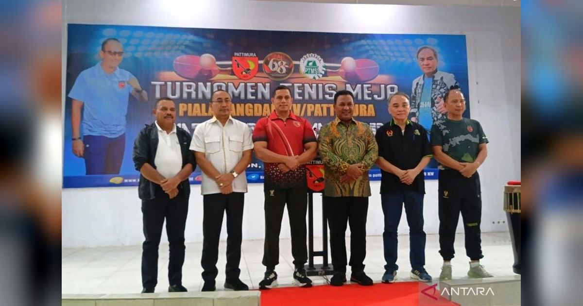 Pemprov Maluku Bidik Atlet Tenis Meja Andal Lewat Turnamen Daerah