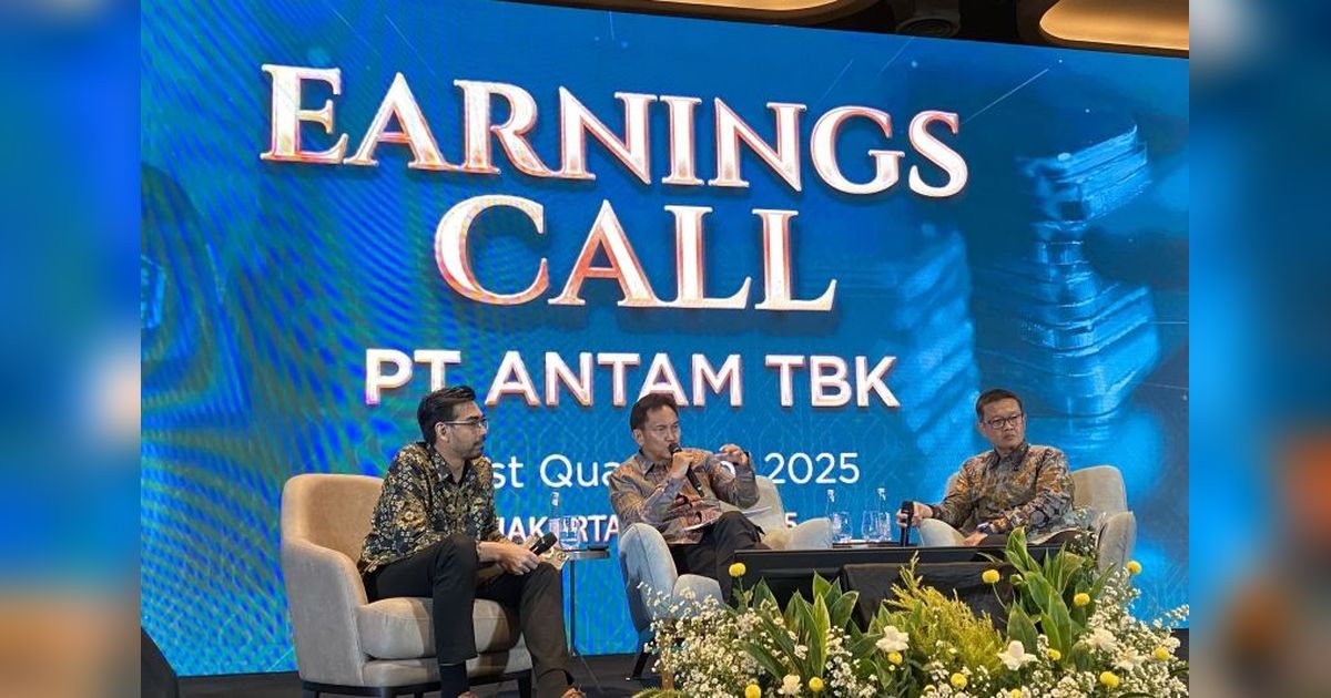 Laba Bersih Antam Melonjak Tajam: Tembus Rp2,32 Triliun di Kuartal I-2025!