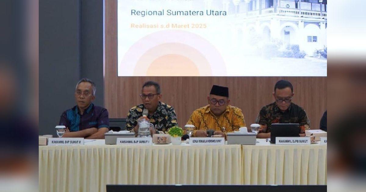 Pendapatan Negara Sumut Tembus Rp4,97 Triliun hingga Maret 2025