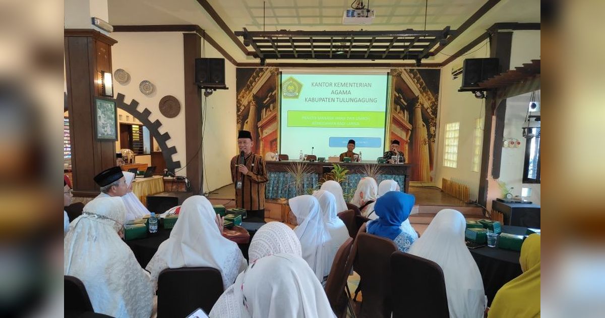 132 Calon Haji Cadangan Tulungagung Siap Berangkat, Visa Jadi Kendala Utama