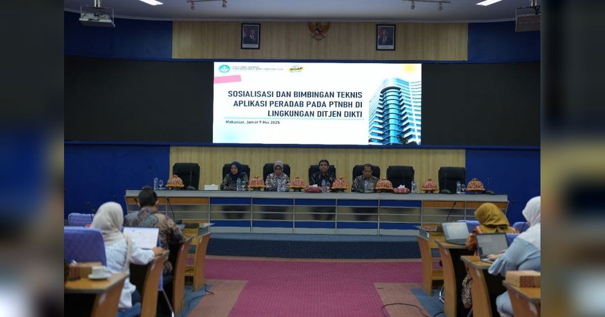 Unhas: Tuan Rumah Bimtek Aplikasi PERADAB untuk PTNBH Seluruh Indonesia