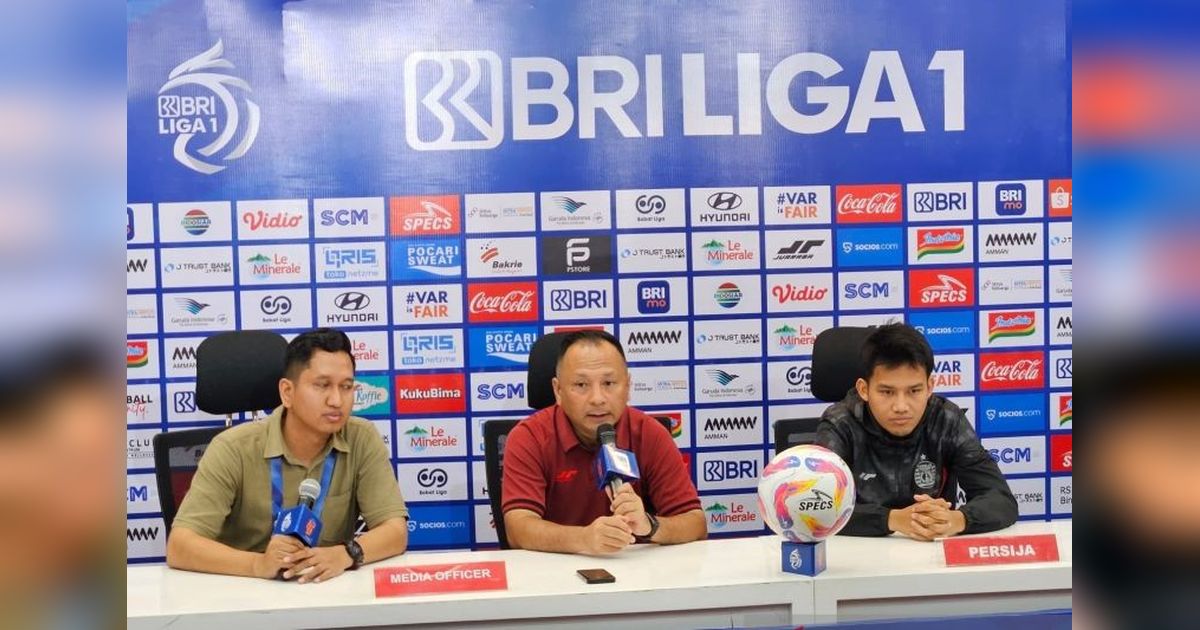Persija Jakarta Bidik Bangkit Lawan Bali United di JIS, Target Empat Besar Masih Jadi Fokus