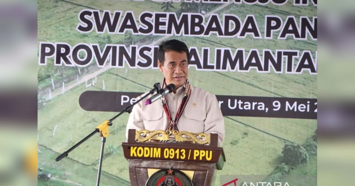 Kaltim Bidik Swasembada Pangan: Mentan Yakin Lahan Luas Mampu Wujudkan Target