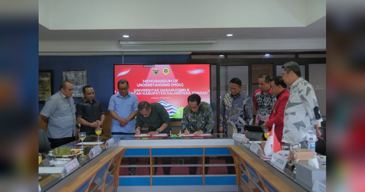 Unhas dan Pemkab Halmahera Tengah Jalin Kerja Sama, Bangun Sekolah Vokasi untuk SDM Unggul