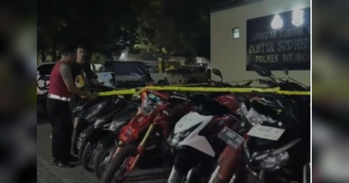 Polres Situbondo Tertibkan Balap Liar, Puluhan Motor Diamankan