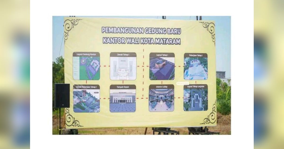 75 Persen Material Kantor Wali Kota Mataram Gunakan Bahan Lokal