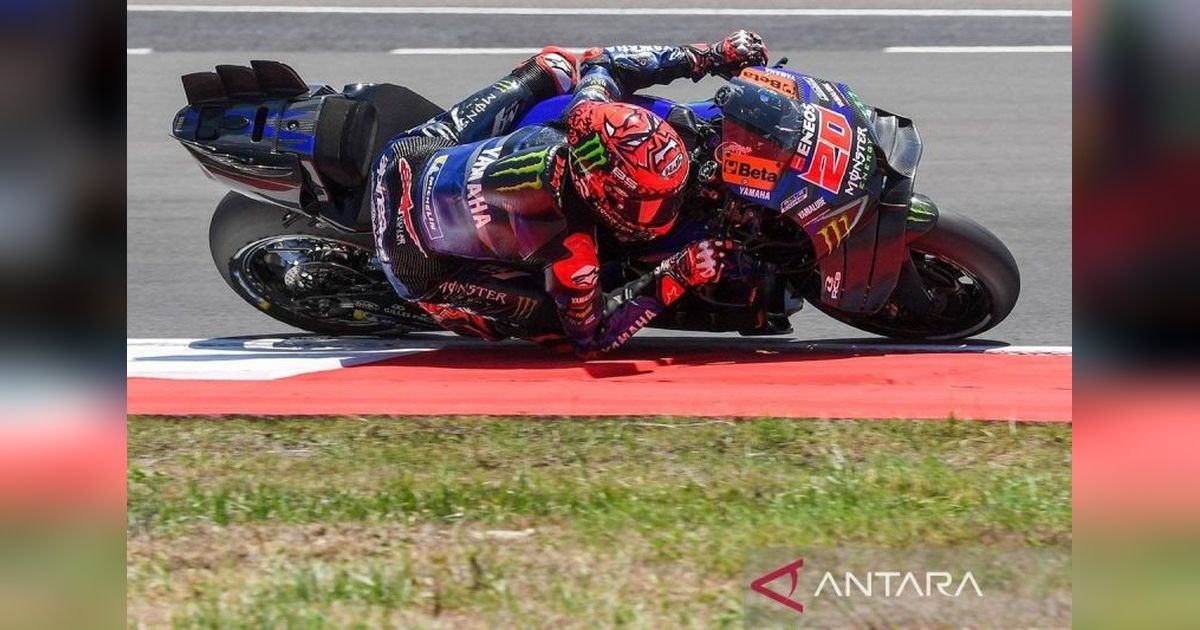 Quartararo Raih Pole Position Dua Kali Berturut-turut di MotoGP Prancis
