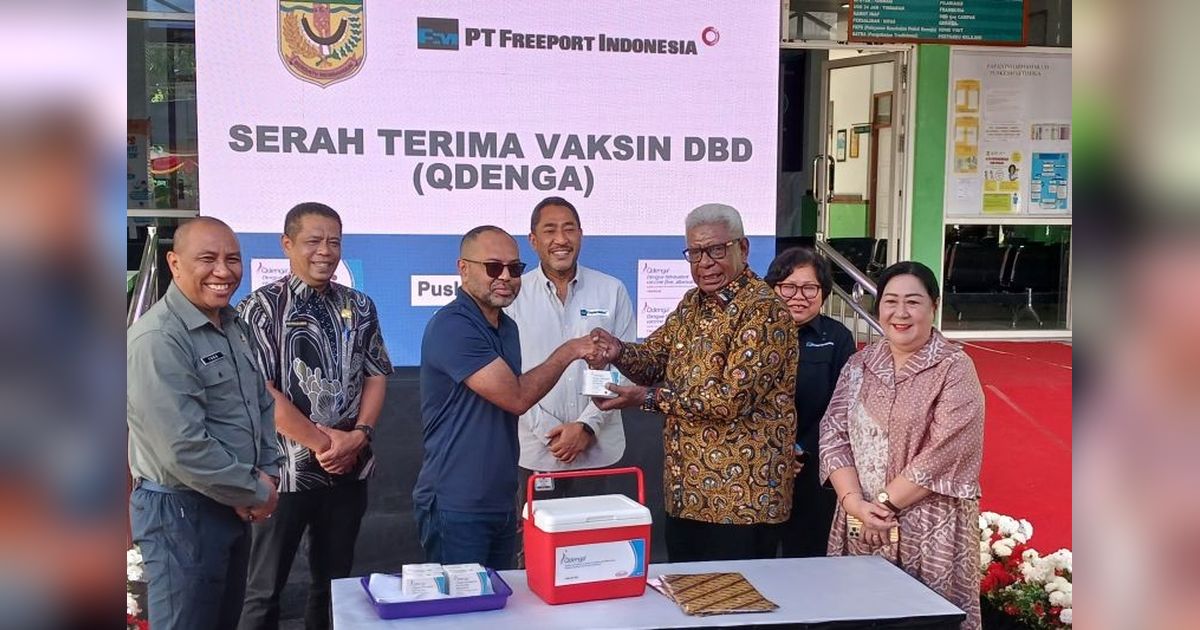 Freeport Donasikan 6.000 Dosis Vaksin DBD untuk Mimika, Wujud Kolaborasi Pembangunan Kesehatan