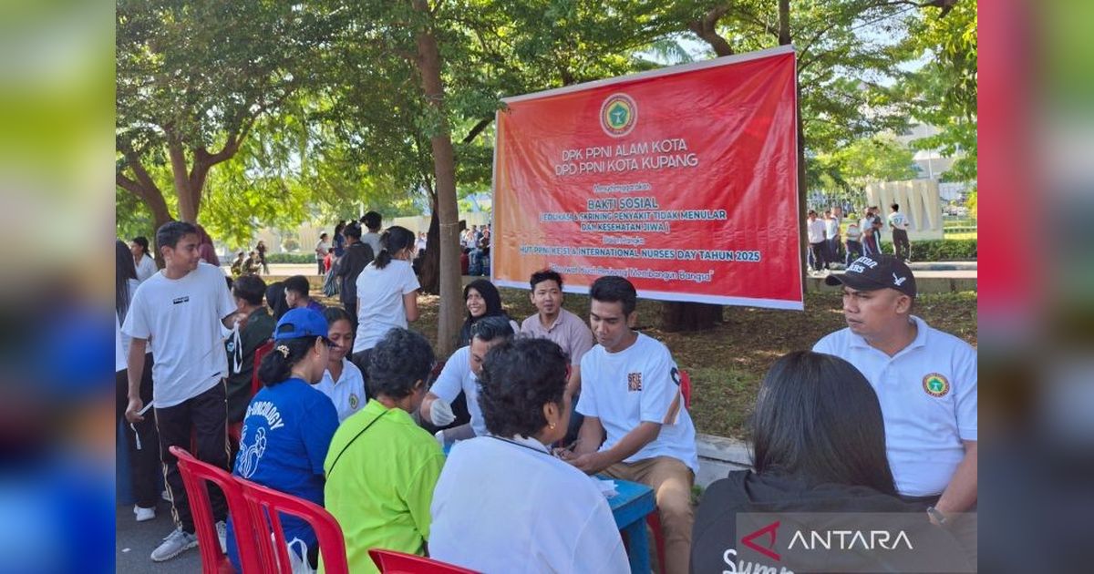 PPNI Kota Kupang Gelar Cek Kesehatan Gratis, Layani 200 Warga