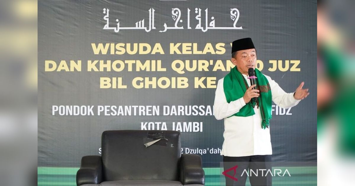 Gubernur Jambi Apresiasi Peran Pesantren dalam Membentuk Karakter Bangsa