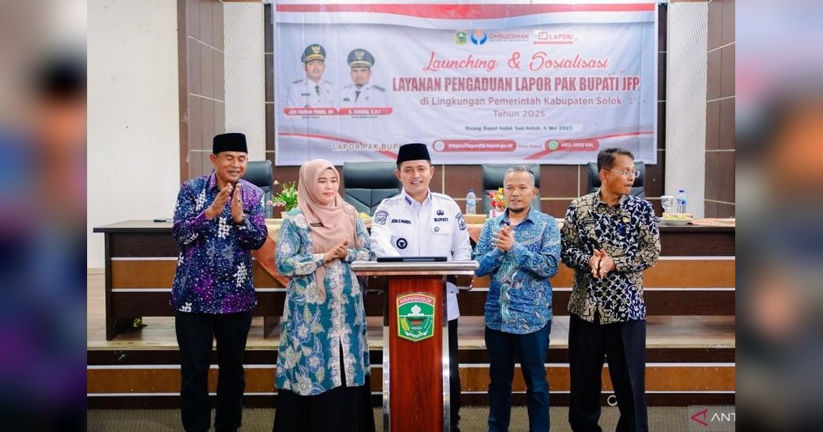 Pemkab Solok Luncurkan Layanan Pengaduan Daring 