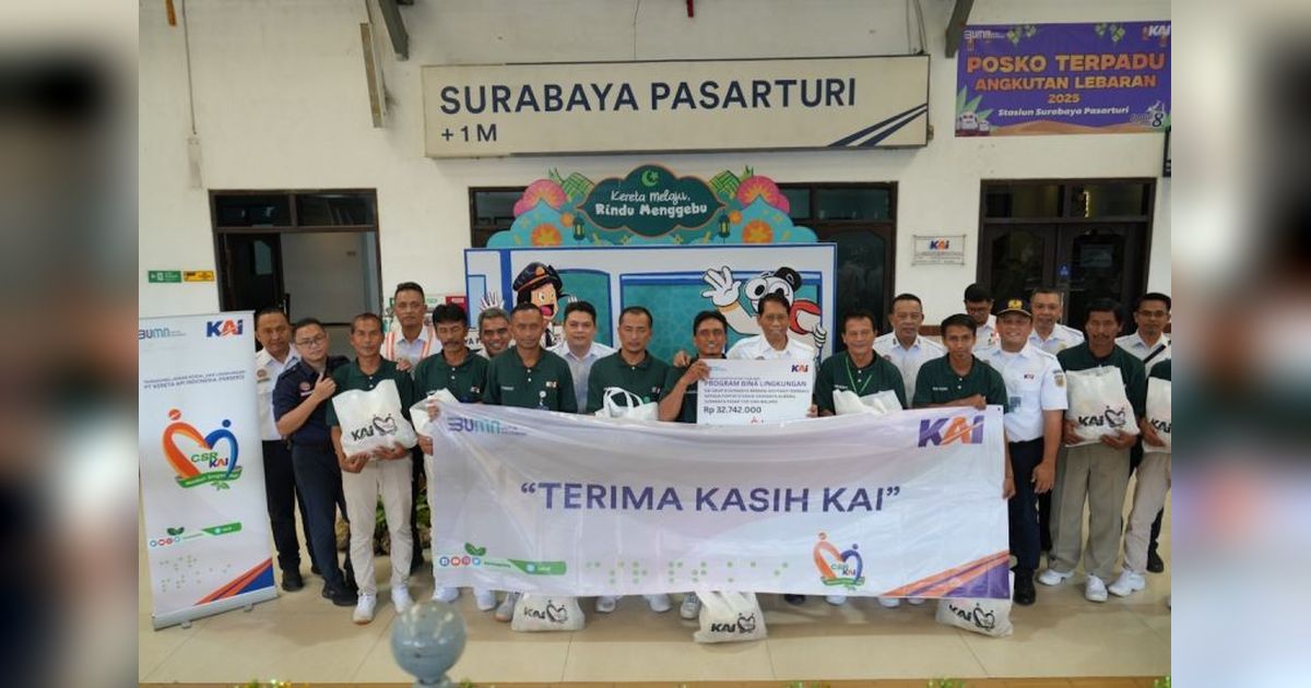 KAI Salurkan Bantuan Rp8,1 Miliar untuk Pemberdayaan Masyarakat