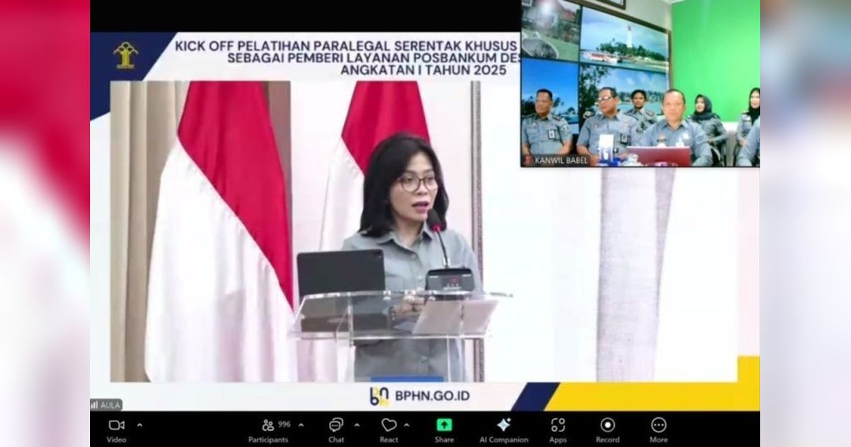 33 Peserta Babel Ikuti Pelatihan Paralegal Tahap II, Target Nasional 7.000!