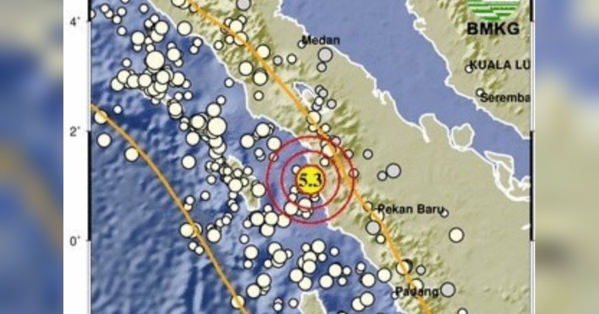 Gempa Magnitudo 5,3 Guncang Mandailing Natal, Sumatera Utara: Tidak Berpotensi Tsunami