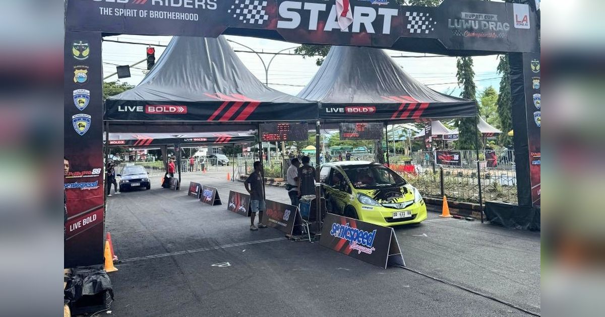 Bupati Luwu Dukung Penuh Kejuaraan Nasional Drag Race