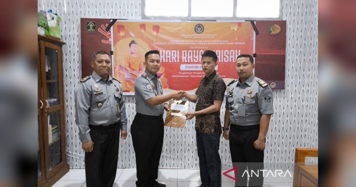 10 Warga Binaan Lapas di Jambi Dapat Remisi Hari Raya Waisak