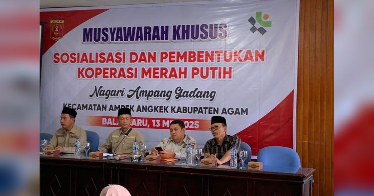 Target 92 Kopdes Merah Putih di Agam Rampung Mei 2025