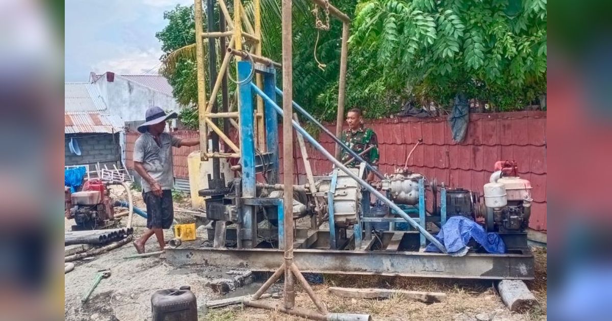 Kodam IM Berikan Bantuan Air Bersih di Tiga Lokasi TMMD ke-124