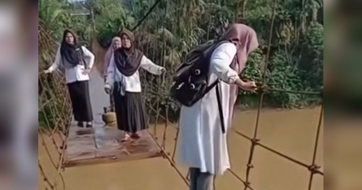 Jembatan Gantung Limbur Dalam Perbaikan, Pemkab Merangin Imbau Warga Gunakan Jalan Alternatif