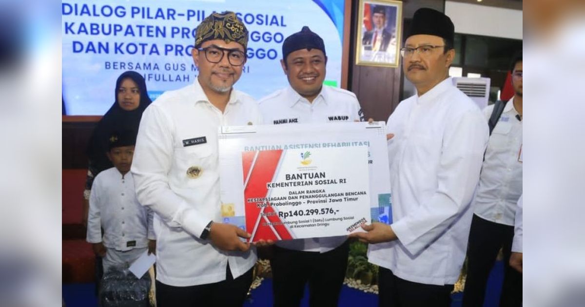 Mensos Saifullah Yusuf Dorong Pilar Sosial Probolinggo Entaskan Kemiskinan